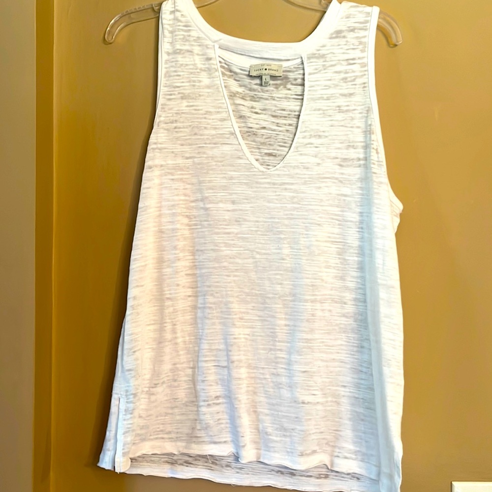 Lucky Brand white tank top